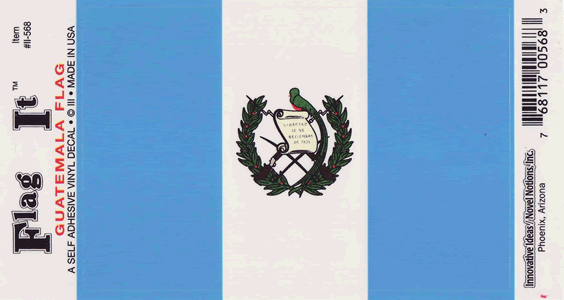 Guatemala Flag Decal