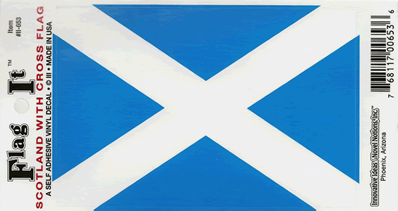 Scotland Cross Flag Decal