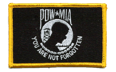 POW*MIA Flag Patch