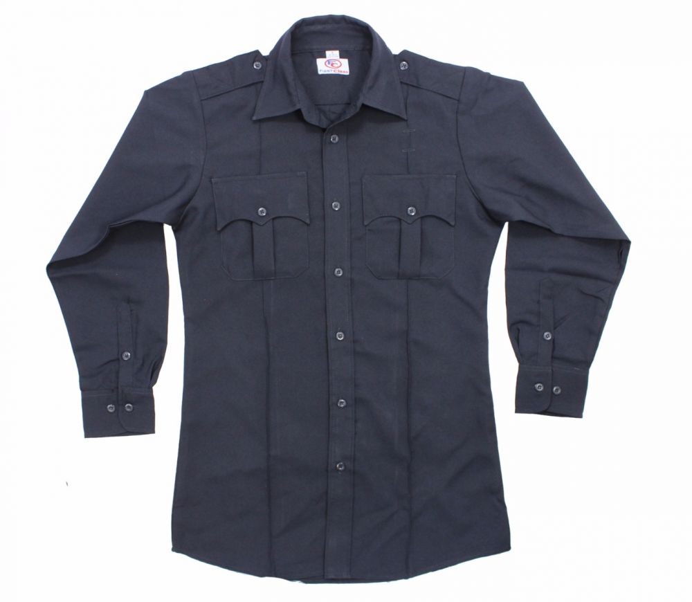 100% Polyester Long Sleeve Uniform Shirt