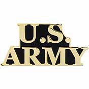 'U.S. Army' Script Pin