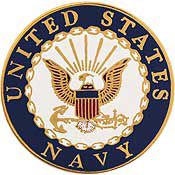 'U.S. Navy' Logo Pin