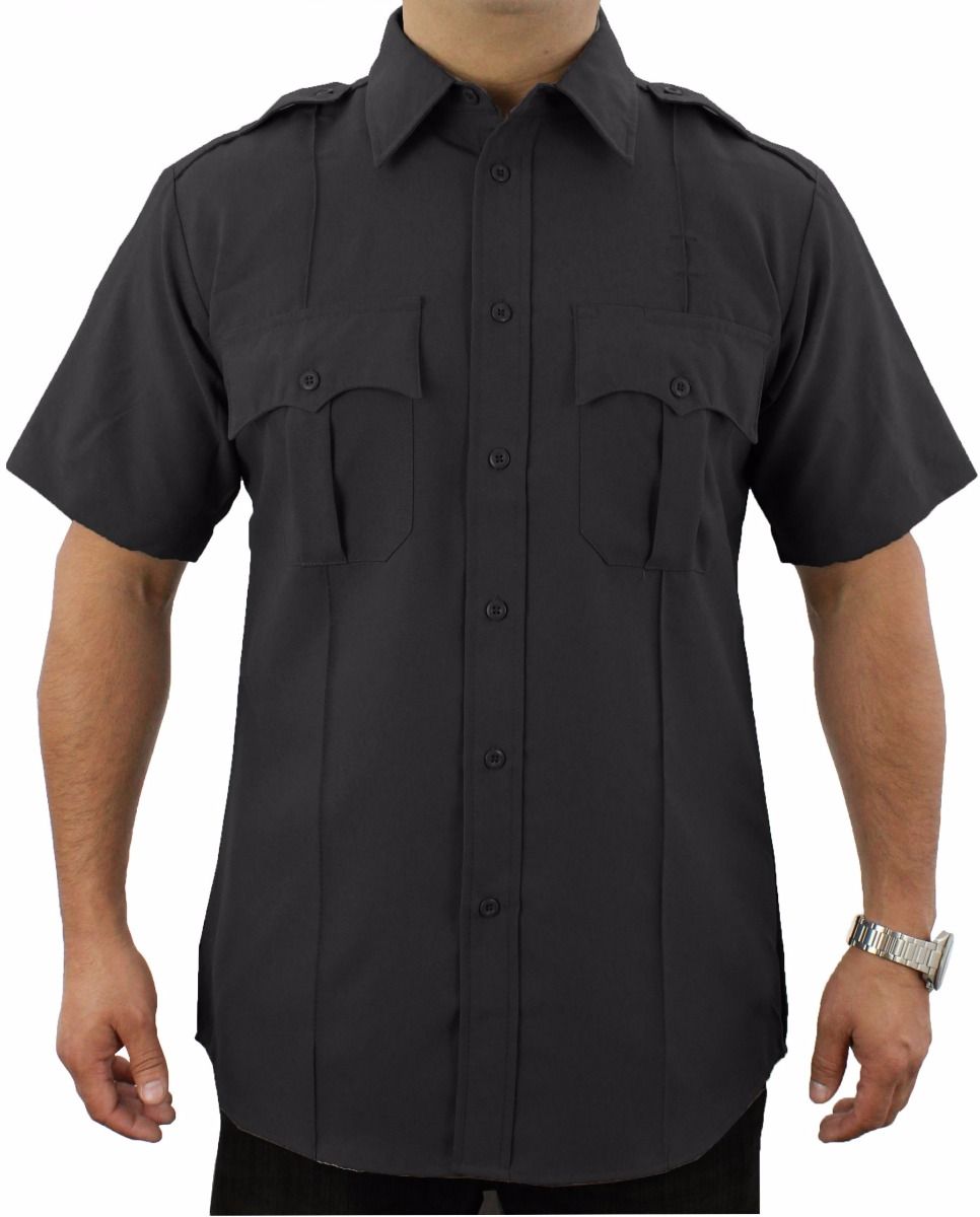 100% Polyester Short Sleeve Uniform Shirt