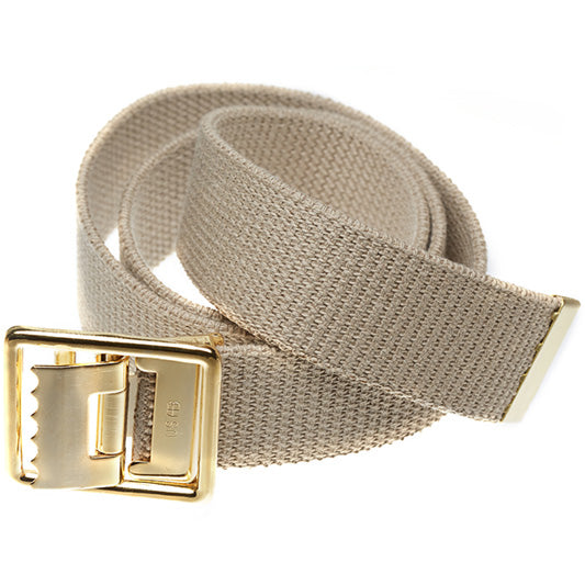 Marine Corps. Web Belt with Open Face Solid Brass Buckle